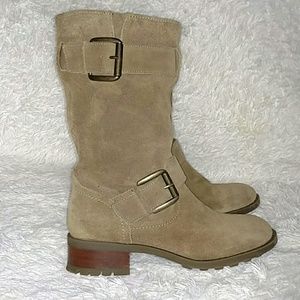 Jessica Simpson sand suede boots